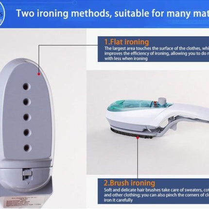Methods of ironing handheld steam iron for clothes