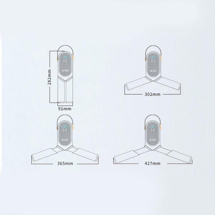 Portable Cloth Dryer Hanger: Smart Air Dryer Machine for Clothes, Shoes