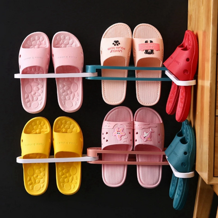 Maxbell 3in1 Wall Hanging Slipper Hanger: Organize, Display, and Save Space - Your Ultimate Footwear Organizer