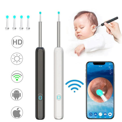 Ear Cleaner High Precision Ear Wax Removal Tool with Camera & LED Light