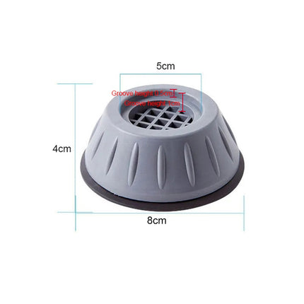 anti-vibration pads for washing machine - Non Slip Base- dimension