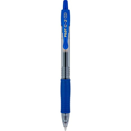 PILOT G2 Premium Refillable & Retractable Rolling Ball Gel Pens, Bold Point, Blue Ink, 4-Pack (31084) in India
