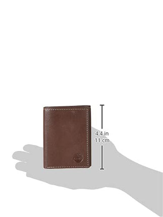 Timberland mens Leather Trifold With Id Window Tri Fold Wallet, Brown (Blix), One Size US in India