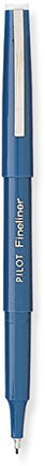 Buy PILOT Fineliner Marker Pens, Fine Point, Blue Ink, 12-Pack (11014) in India India