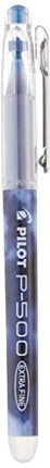 Buy PILOT Precise P-500 Gel Ink Rolling Ball Stick Pens, Marbled Barrel, Extra Fine Point, Blue Ink, 12-Pack (38601) India