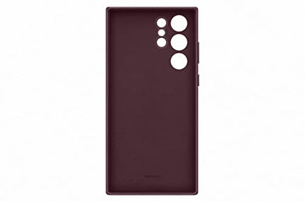 Samsung Official S22 Ultra Leather Cover Burgundy in India