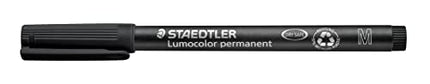 Buy Staedtler Lumocolor Universal Pen, Medium, Felt Tip, Permanent Marker, 1.0mm, Black 317-8 in India India