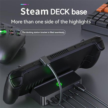 Enjoy Seamless Gaming with the RGB TV Video Adapter and Portable Charger Compatible Docking Station for Steam Deck