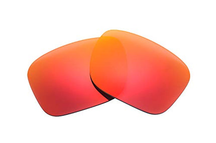 NicelyFit Polarized Replacement Lenses for Oakley Holbrook Sunglasses (Fire Red Mirror)