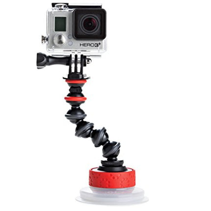 JOBY Suction Cup with GorillaPod Arm for GoPro HERO6 Black, GoPro HERO5 Black, GoPro HERO5 Session, Contour and Sony Action Cam