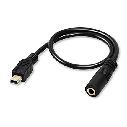 Onvian 3.5mm Female to 5 Pin Mini USB Male Microphone Adapter Cable