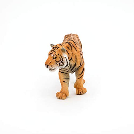 Papo -Hand-Painted - Figurine -Wild Animal Kingdom - Tiger -50004 -Collectible - for Children - Suitable for Boys and Girls- from 3 Years Old
