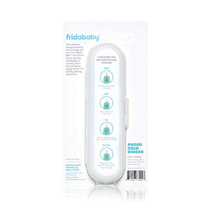 FridaBaby 3-in-1 Nose, Nail + Ear Picker by Frida Baby the Makers of NoseFrida the SnotSucker, Safely Clean Baby's Boogers, Ear Wax & More in India