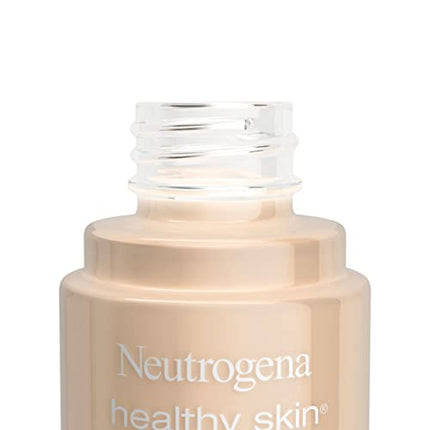 Neutrogena Healthy Skin Liquid Makeup Foundation, Broad Spectrum SPF 20 Sunscreen, Lightweight & Flawless Coverage Foundation with Antioxidant Vitamin E & Feverfew, 30 Buff, 1 fl. oz