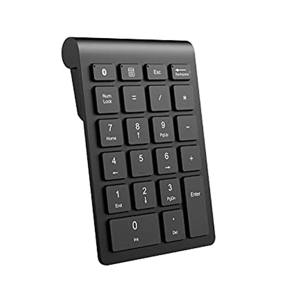 Buy Bluetooth Wireless Number Pad Portable External Numeric Keypad Keyboard Numpad 22 Keys Financial in India.