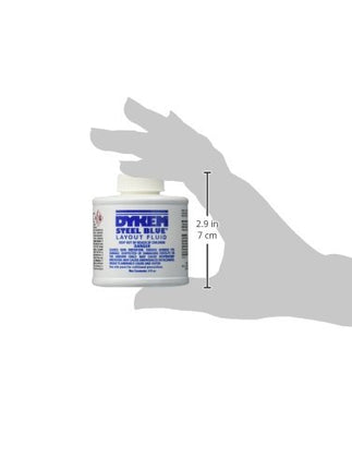 Buy Dykem 80300 Steel Blue Layout Fluid (4oz) | Brush-in-Cap | Fast-Drying | Precision Marking Solution India