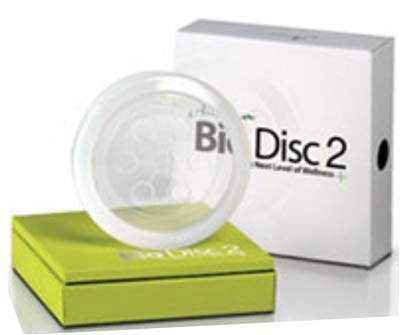 Bio Disc Disk 2 The Next Level in Wellness, with Silicone Rubber Shield) e-smog Protection and bio Photon Energy Generation
