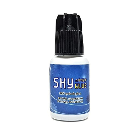Super Strong Sky D Eyelash Extension Glue 5ml - Professional Black Bonding Adhesive for Long Lasting Semi Permanent Individual Lash Extensions - 3-4s Fast Drying / 4-6 Week Retention in India