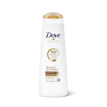 Dove Nutritive Solutions Anti Frizz Shampoo for Frizzy, Tangled Hair Oil Therapy with Nutri-Oils Moisturizing Shampoo Formula Smooths Hair 12 oz in India