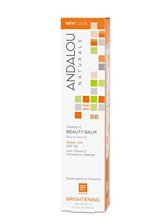 Buy Andalou Naturals Vitamin C BB Beauty Balm Sheer Tint SPF 30 Ounce, 2 Fl Oz India