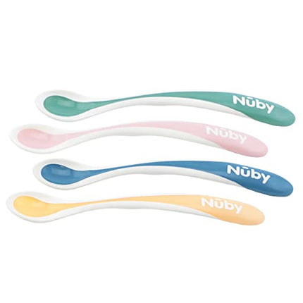 Nuby 4-Pack Hot Safe Feeding Spoons