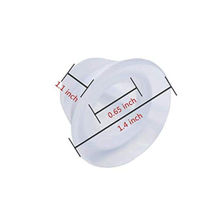 Finever Nipplesuckers Silicone Nipple Corrector for Flat Inverted Nipples for Breastfeeding Mother or Women with Clear Case 1Pair