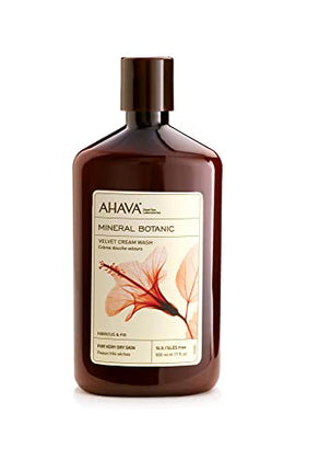 AHAVA Dead Mineral Hibiscus & Fig Body Wash, 17 Fl Oz