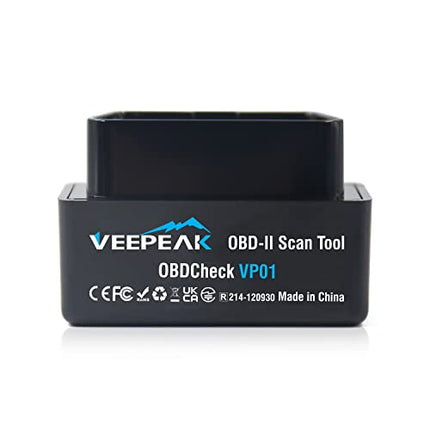 Buy Veepeak Mini WiFi OBD II Scanner Adapter Car Check Engine Light Diagnostic Code Reader Scan Tool for iOS and Android India