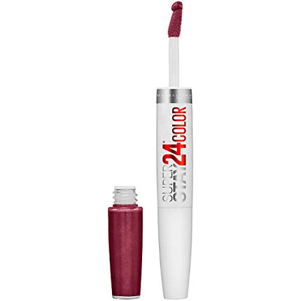 Maybelline Super Stay 24, 2-Step Liquid Lipstick, Long Lasting Highly Pigmented Color with Moisturizing Balm, Unlimited Raisin, Purple, 1 oz in India