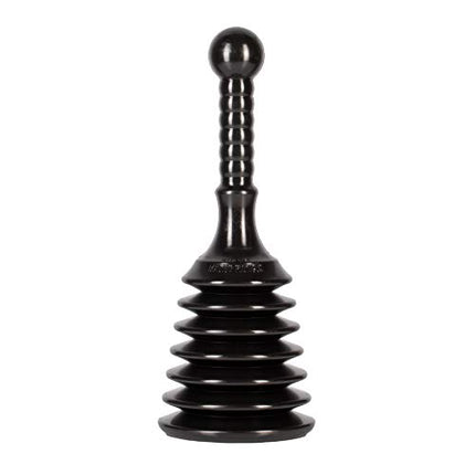 Master Plunger MPS4 Sink & Drain Plunger for Kitchen Sinks, Bathroom Sinks, Showers, and Bathtubs. Small and Strong Design with Large Bellows Commercial & Residential Use, Black