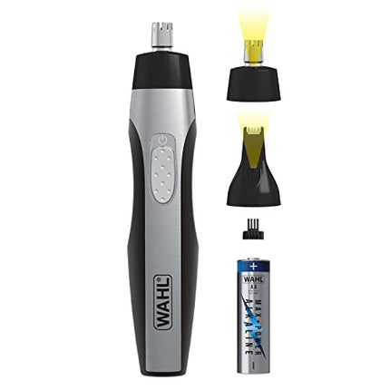 Wahl Quick Style Lithium Ear Nose and Brow 2-in-1 Deluxe Lighted Trimmer (Black) in India