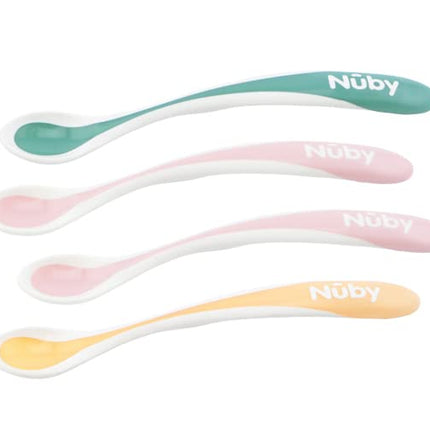 Nuby 4-Pack Hot Safe Feeding Spoons