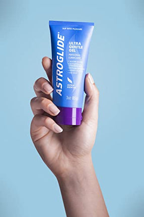 Astroglide Ultra Gentle Sex Lube Gel (3 oz.) | Water Based Personal Lubricant for Men, Women, Couples | No Parabens or Glycerin and Hypoallergenic in India