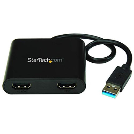 Buy StarTech.com USB 3.0 to Dual HDMI Adapter - 4K & 1080p - External Graphics Card - USB-A to Dual in India