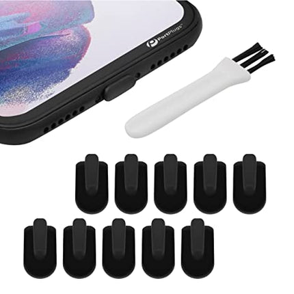 buy PortPlugs Anti Dust Plugs (10 Pack), Compatible with iPhone 11, X, XS, XR, 8, 7, 6 Plus, Max, in India