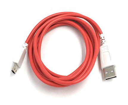 Buy Xcivi USB Data Charger Cable Cord for Fuhu Tablets Nabi DreamTab, nabi 2S, nabi Jr, Jr. S, XD, Elev-8, 6 FT/2m (Red) India
