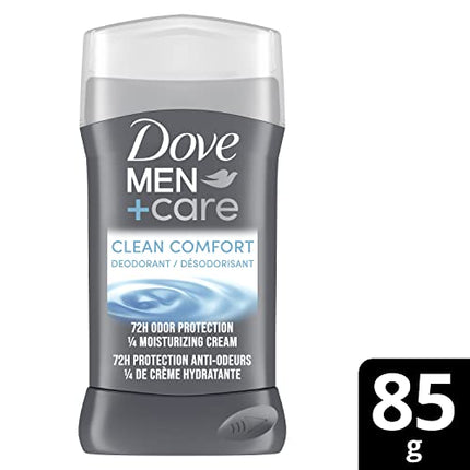 Dove Men+Care Deodorant Stick Aluminum-free formula with 48-Hour Protection Clean Comfort Deodorant for men with Vitamin E and Triple Action Moisturizer, 3 Ounce (Pack of 1)