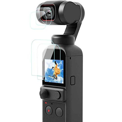 Buy [4 pack] Lens+LCD Screen Protector Appliable for DJI Osmo Pocket 2 Camera, PCTC osmo pocket accessories in India.