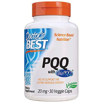 Buy Doctor's  PQQ with BioPQQ, Non-GMO, Vegan, Gluten & Soy Free, 20 mg, 30 Count in India India