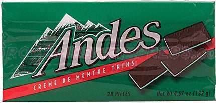 Andes Creme De Menthe Thins, 4.67-ounce -28 Pieces Each Pack (Pack 4)