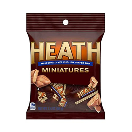 Buy Hershey (1) Bag Heath Miniatures Candy Bars - Milk Chocolate English Toffee Candy Bars - Individually Wrapped - Net Wt. 2.4 oz India