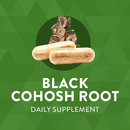 Nature's Way Black Cohosh Root, Traditional Support for Women's Health*, Non-GMO Project Verified, 180 Capsules in India