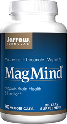 Jarrow Formulas MagMind - Includes Magnesium L-Threonate (Magtein) - Supports Brain Health And Function - 90 Capsules - 30 Servings (PACKAGING MAY VARY) in India