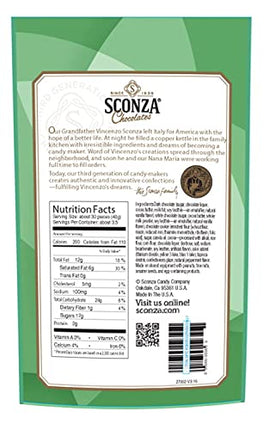 Sconza Chocolate & Mint Cookie Bites | Hand-Crafted Crisp Minty Cookies | Pack of 3 (5 Ounce Each)
