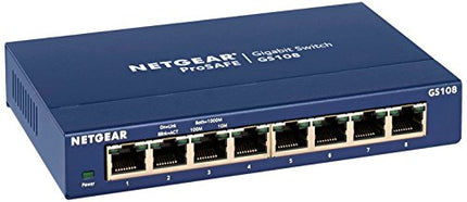 Buy NETGEAR 8-Port Gigabit Ethernet Unmanaged Switch (GS108) - Desktop or Wall Mount, and Limited Lifetime Protection India