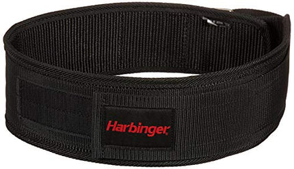 Harbinger 360890 4-Inch Nylon Weightlifting Belt, Medium,Black in India