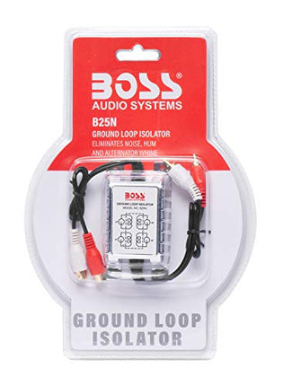 BOSS Audio Systems Ground Loop Isolator B25N noise Filter for Car Audio Systems