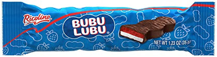 Buy RICOLINO Bubulubu Chocolate Strawberry Marshmallow Bar Box with 24 count India