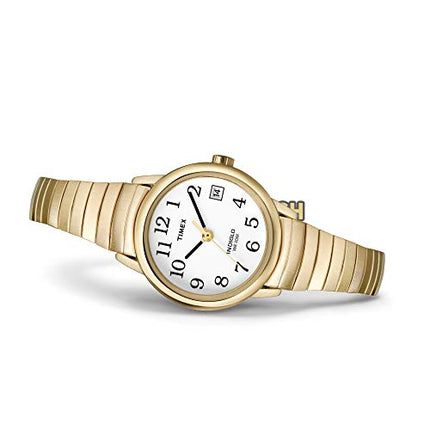 Timex Women's T2H351 Easy Reader 25mm Gold-Tone Stainless Steel Expansion Band Watch in India