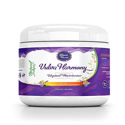 Bloom Krans Vulva Harmony Moisturizer: Organic Vulva Cream for Intimate Feminine Care & Health including Dryness & Itch Relief (Estrogen Free, Dye Free, Fragrance Free, Steroid Free) - 2.25 Oz (Original - 1 Pack) in India